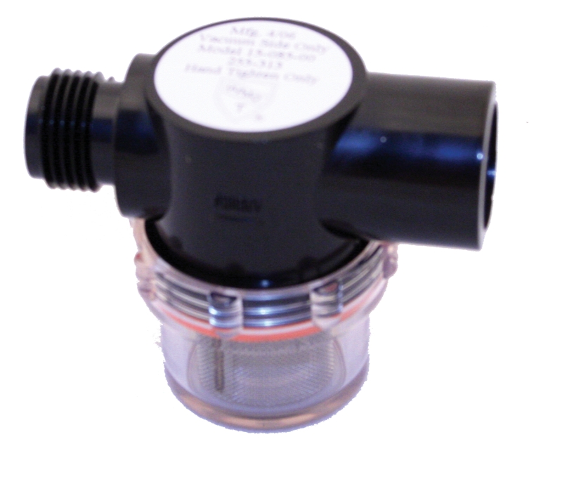 STRAINER TWIST ON 1/2 INCH PIPE INLET