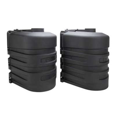 20 Lb Double Tank Cover-Black