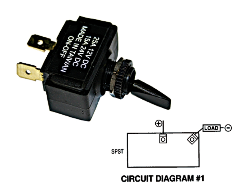 Toggle Switch OFF ON 15 Amp