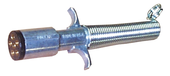 Connector trailer end 6 way cable guard retail bag