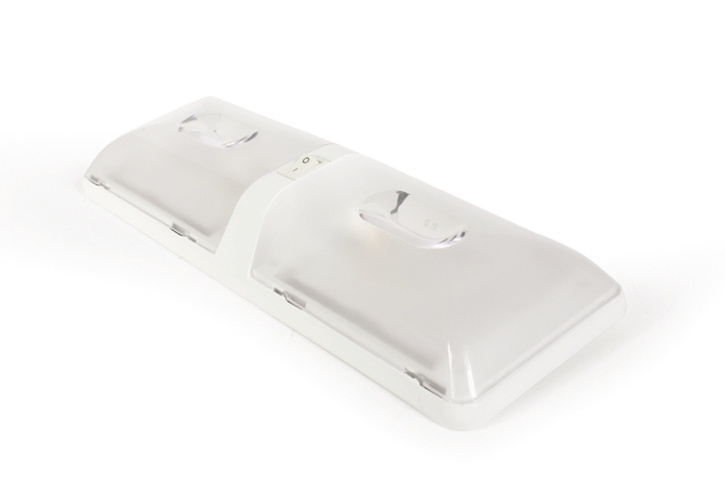 Double Dome Light 12 Volt - WHITE