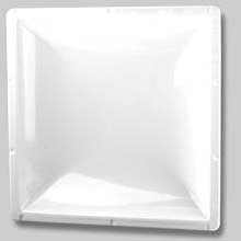 Dome Inner 14" x  14" Rough Hole-White