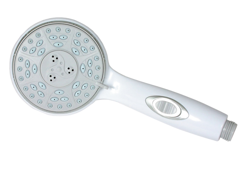 SHOWERHEAD W/ ON & OFF SWITCH - WHITE