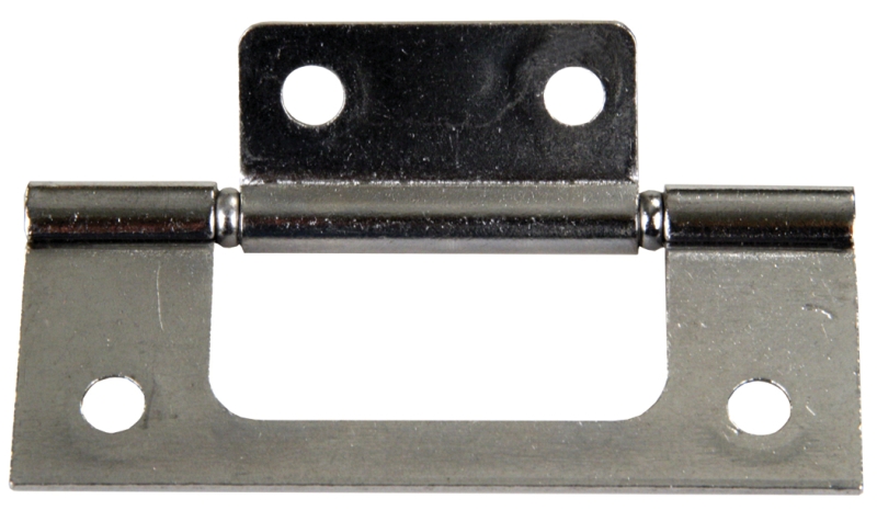 HINGE NON MORTISE - CHROME - 2/PK