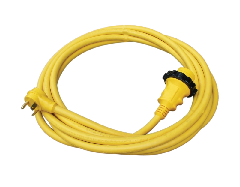 30 AMP Power Supply Cord - Detachable 50' LED Power Indicator