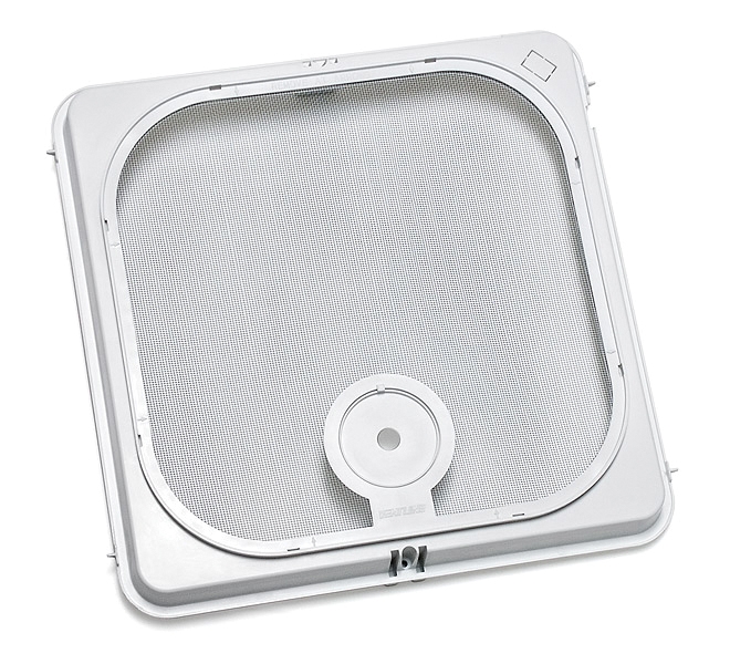 SCREEN FOR ROOF VENT RADIUS 12V POWERED - BIRCH WHITE W/ SWITCH