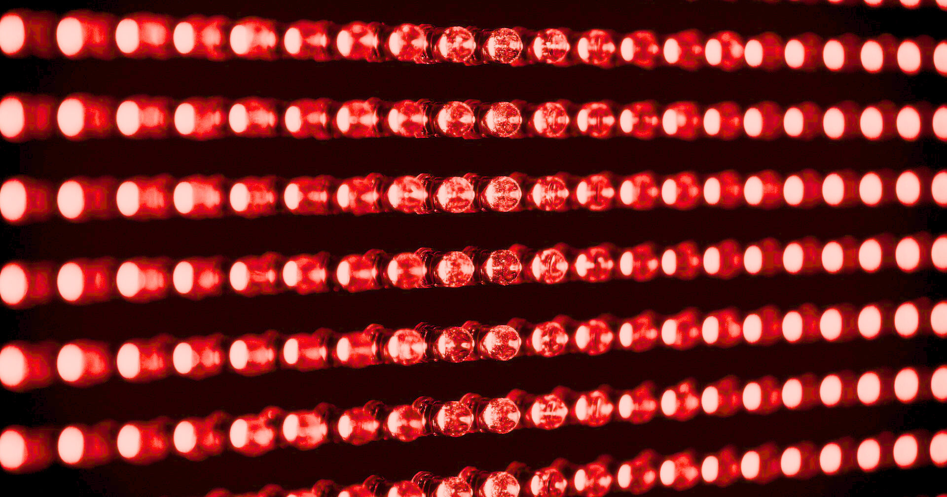 Red light therapy light array