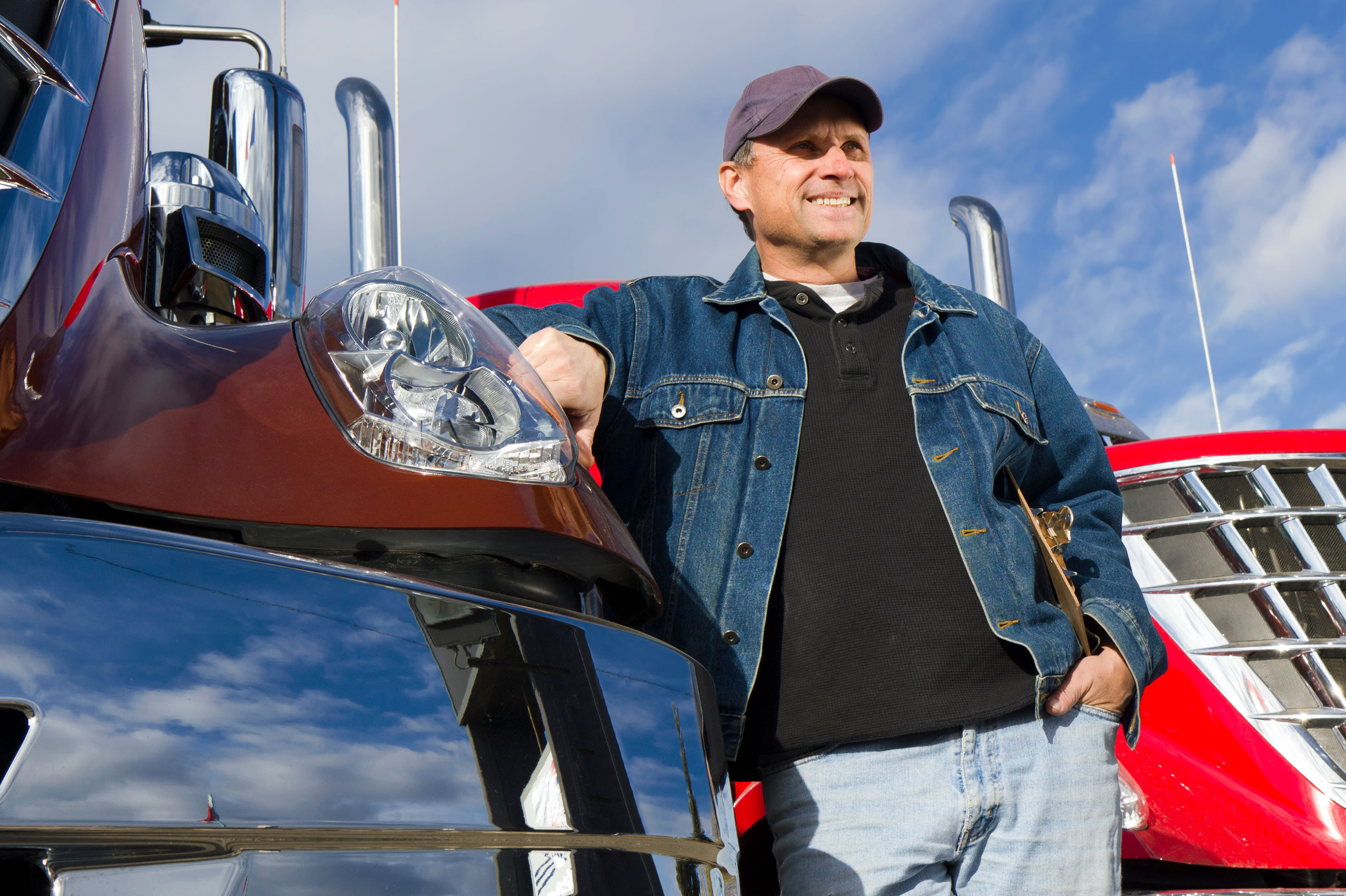 Relaxing Truck Driver