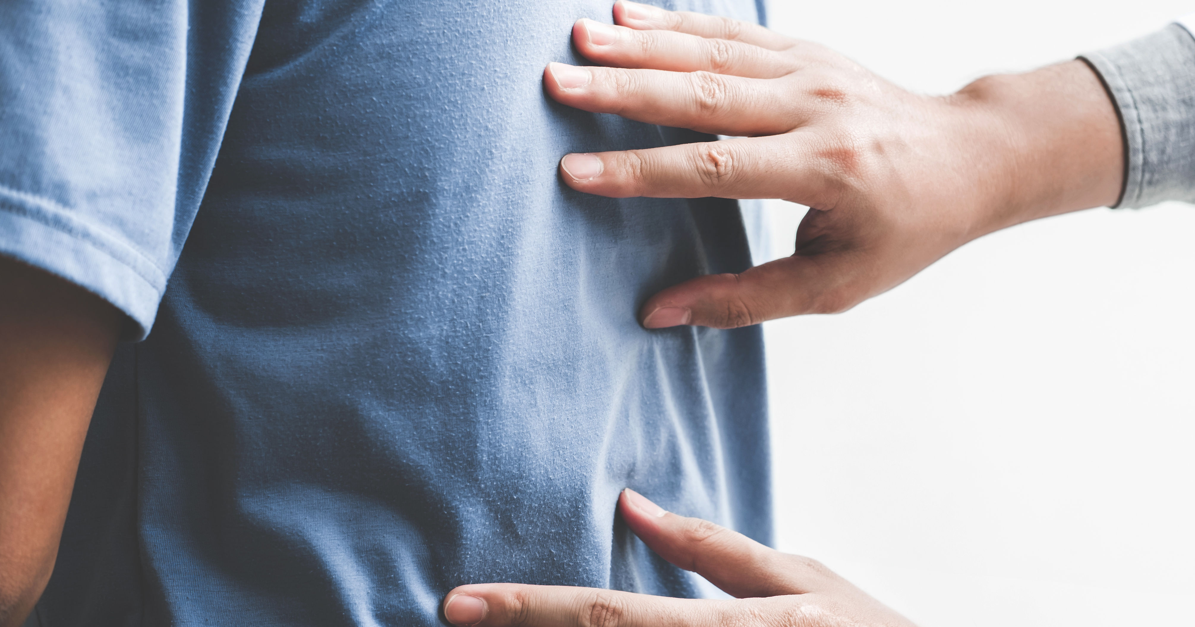 Doctor checking patient with spine to determine th