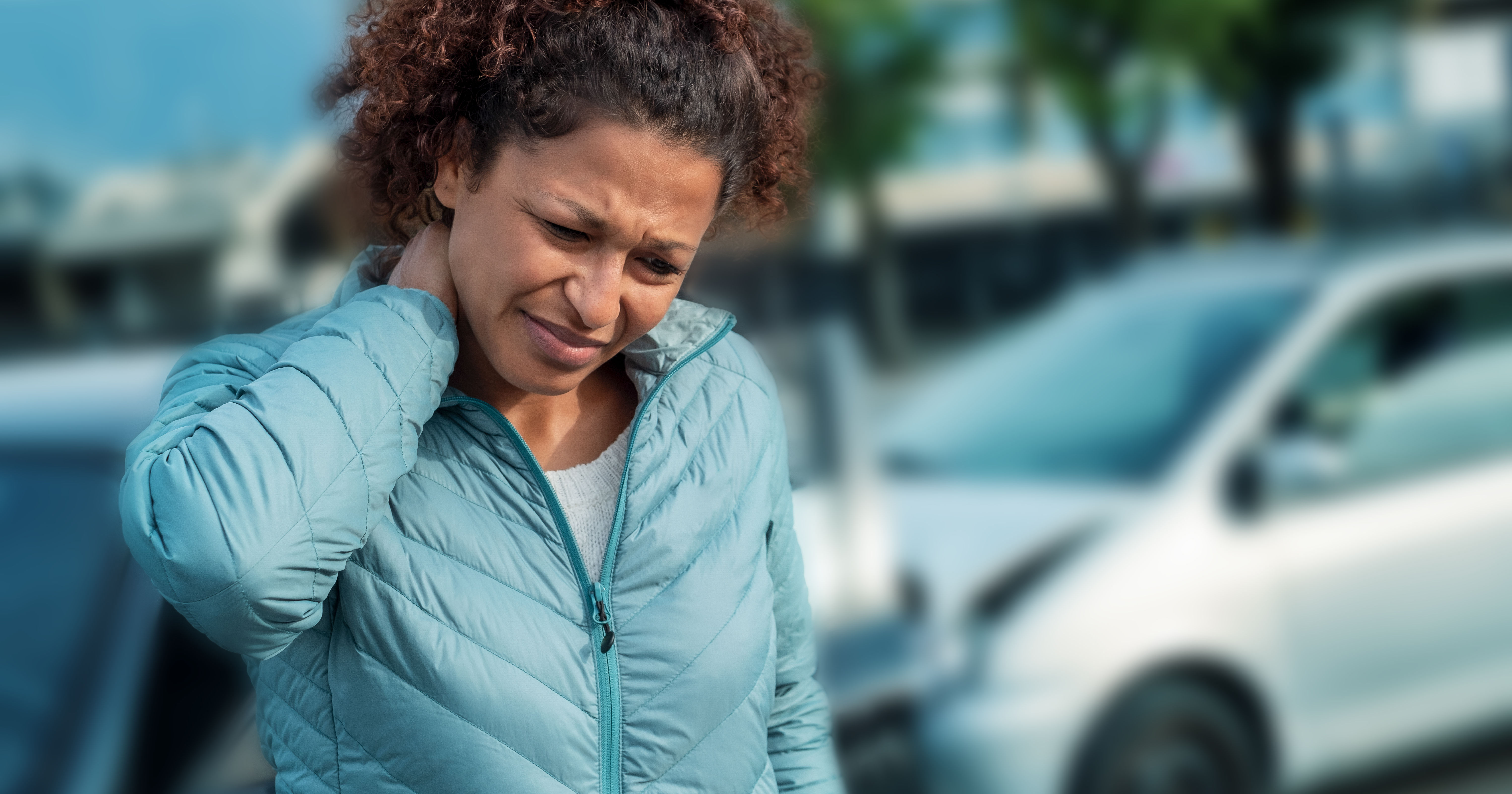 Painful neck ache after fender bender car crash