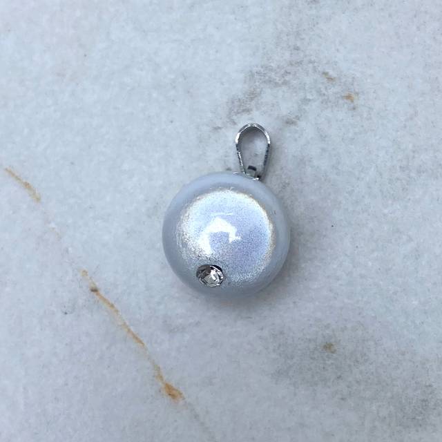 DIJE PERLA GRANDE BRILLANTE