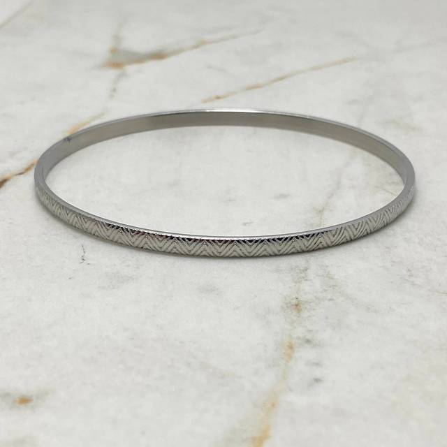 PULSERA ESCLAVA FINA LABRADA 4
