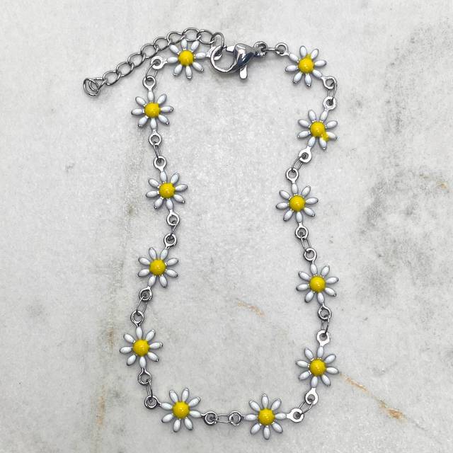 PULSERA FULL MARGARITAS BLANCAS