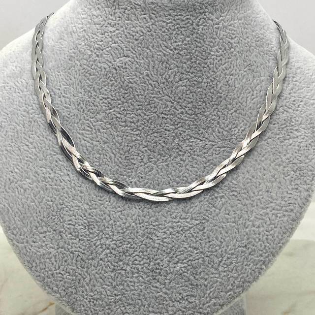 CHOCKER TRIPLE SERPIENTE ENTRELAZADA