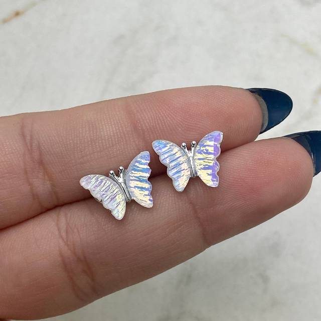 AROS MARIPOSA BRILLOSA - TORNASOL