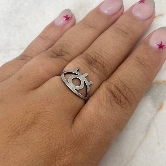 ANILLO OJO TURCO CALADO
