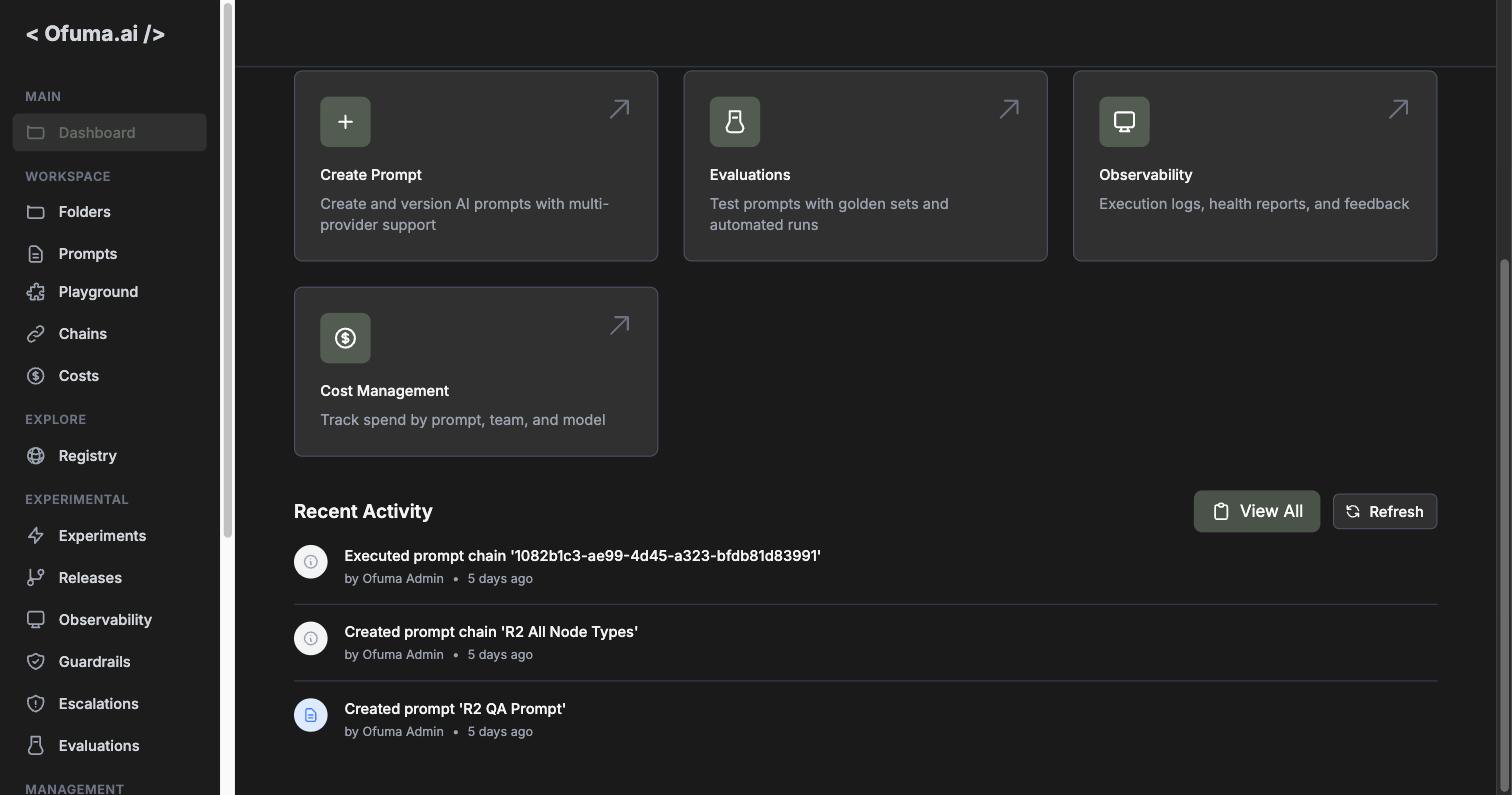 Recent Activity, showing the three most recent events with actor and relative time