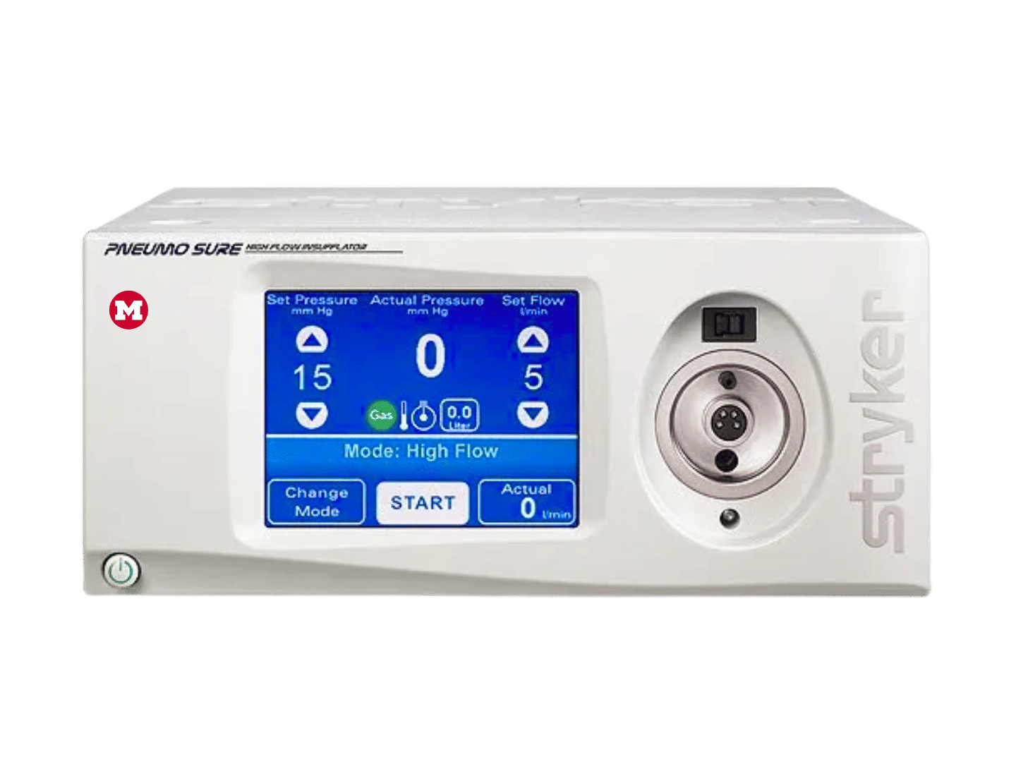 Stryker Pneumosure XL 45L high flow laparoscopic CO2 insufflator device