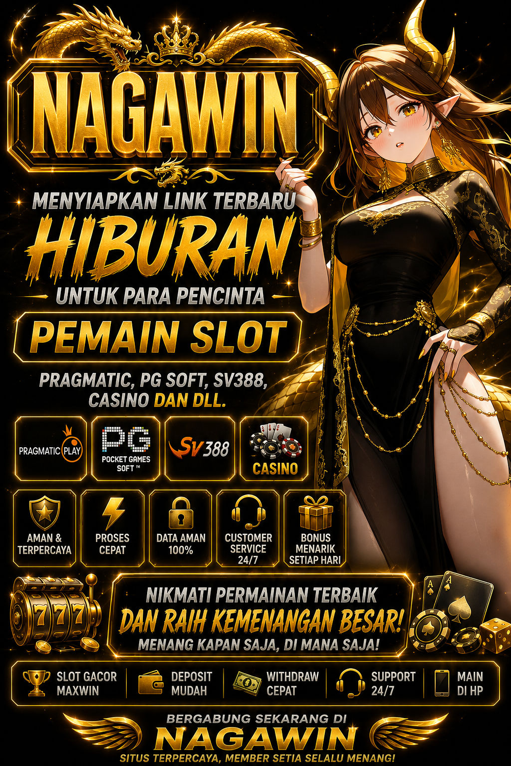 NAGAWIN : menyiapkan link terbaru hiburan untuk para pencinta pemain slot Pragmatic, pg soft, sv388, casino dan dll. 
