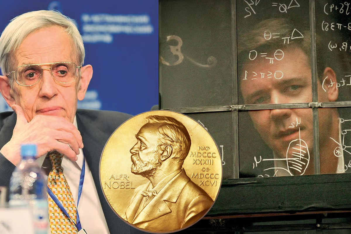 John Nash Receiving the Nobel Prize (1994)