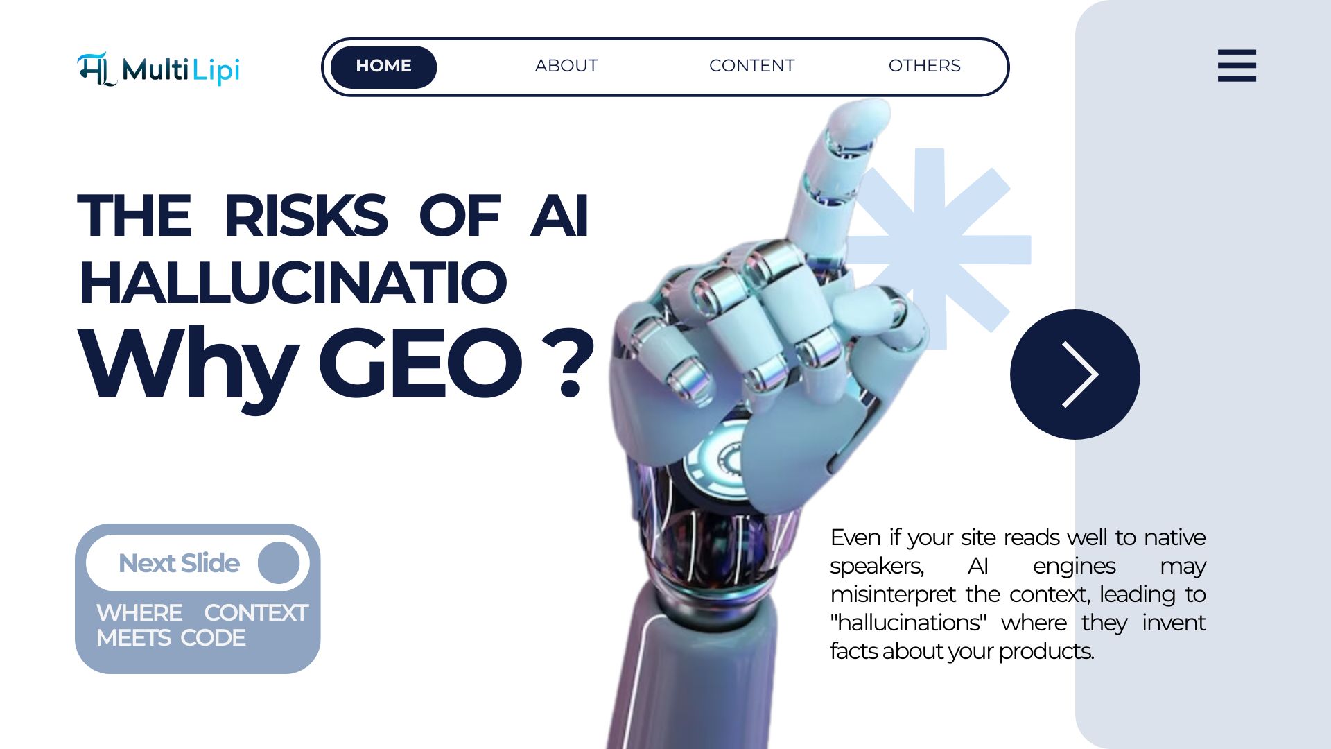 The Silent Killer: Why AI "Hallucinates" When It Reads Your Multilingual Site