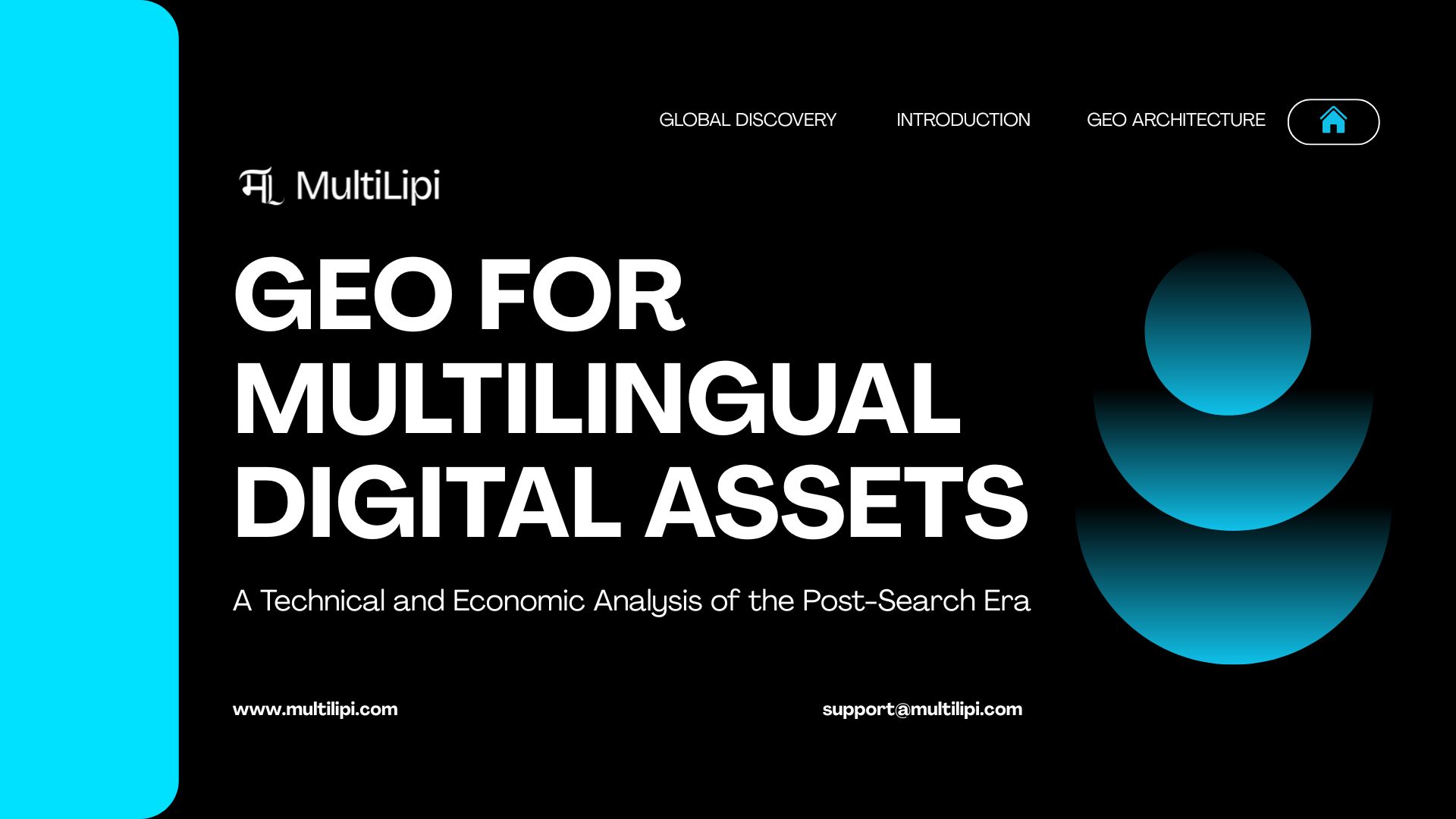 SEO is Dead, GEO is Born: The 2026 Multilingual AI Strategy