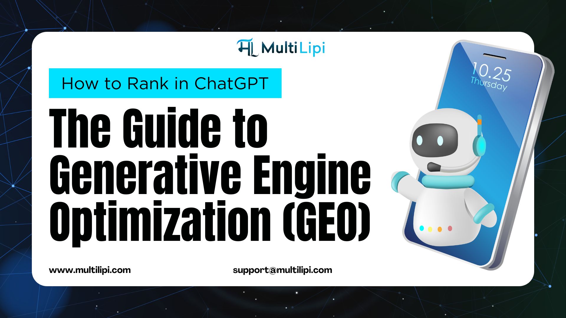 How to Rank in ChatGPT: The 6-Step Guide to Generative Engine Optimization (GEO)