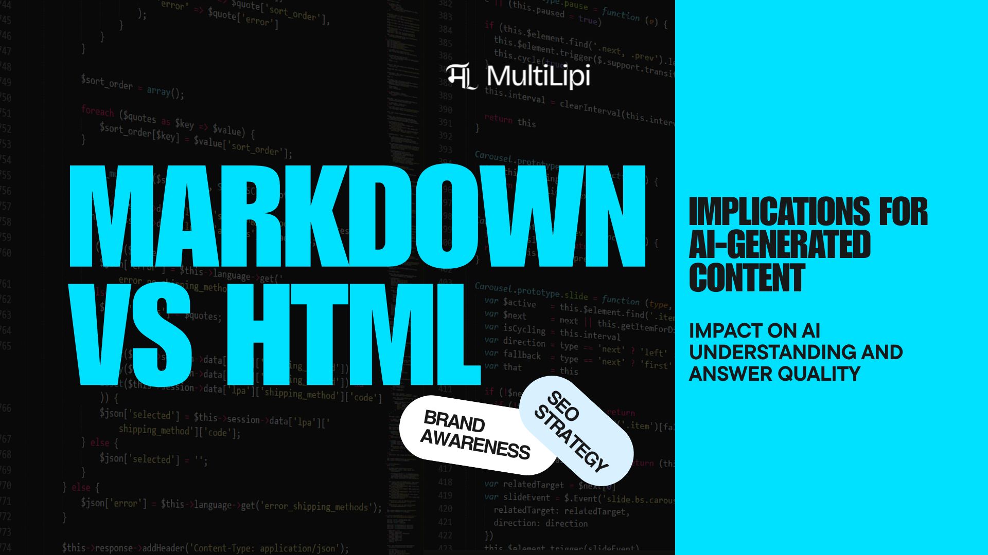 Markdown vs HTML for SEO: Implications for AI-Generated Content