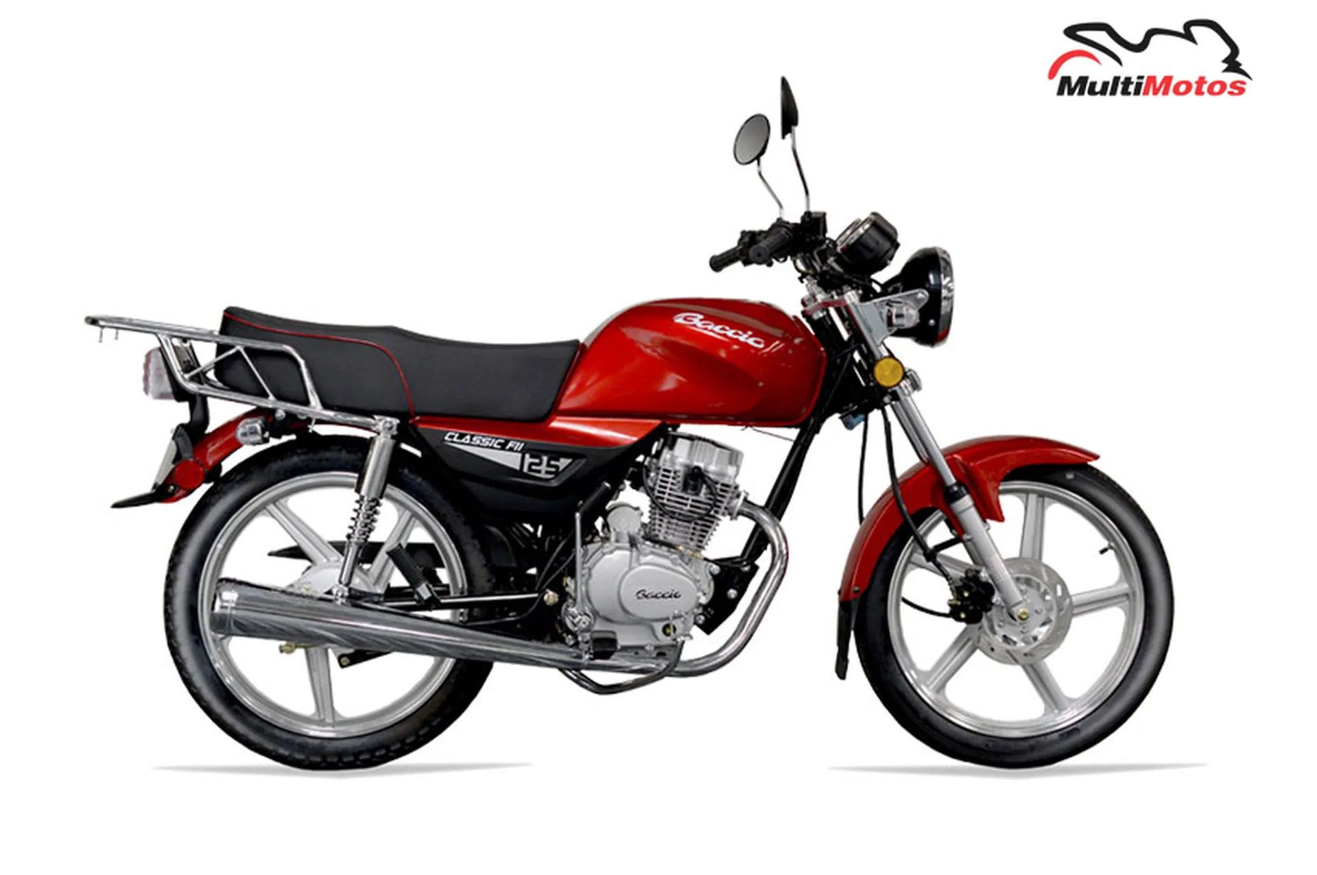 Color Rojo para la moto BACCIO CLASSIC 125 FII