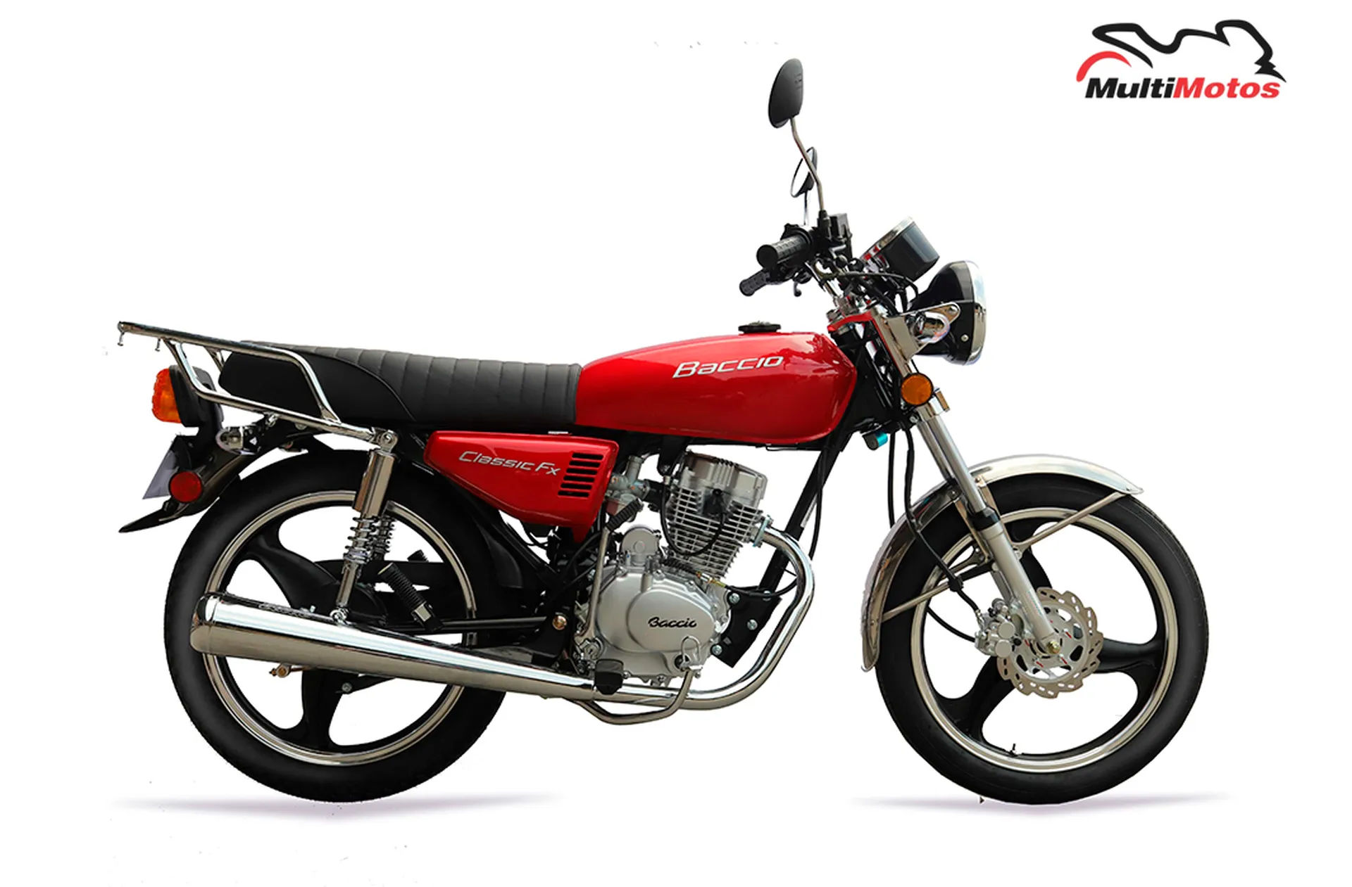 Color Rojo para la moto BACCIO CLASSIC FX 125