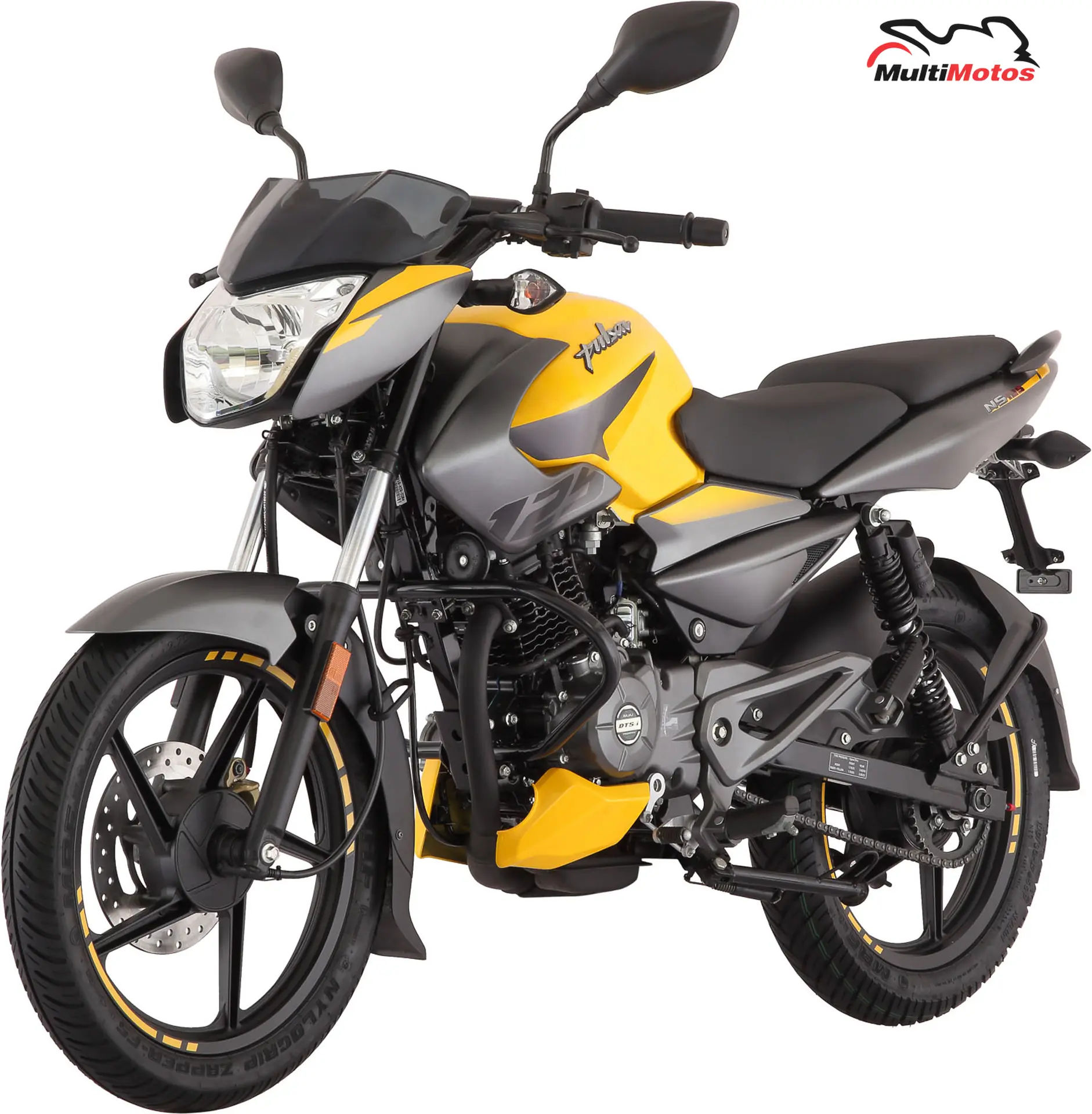 Vista principal de la motocicleta Bajaj Pulsar NS125
