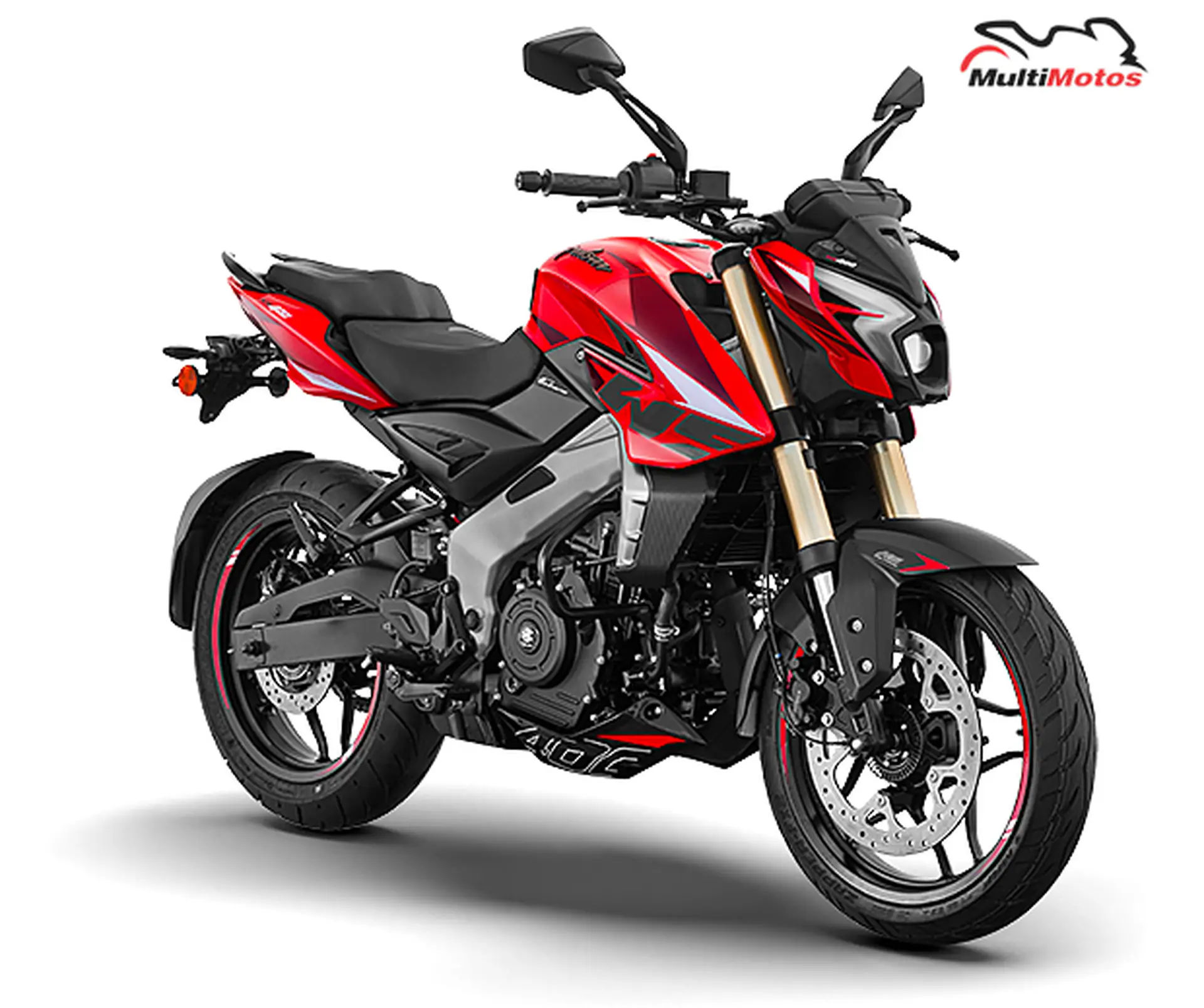Vista principal de la motocicleta Bajaj Pulsar NS400