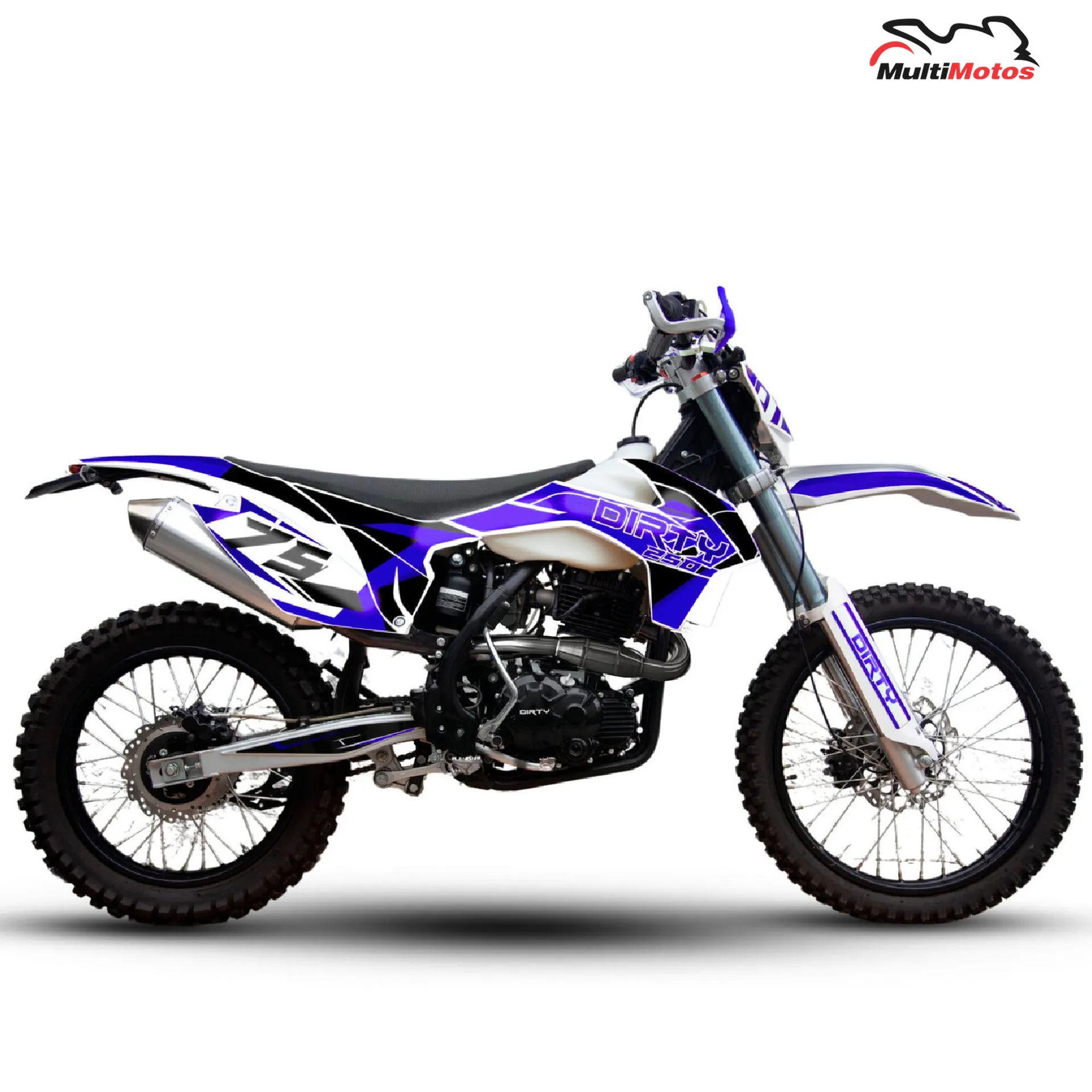 Color Morado para la moto DIRTY ZR 250 
