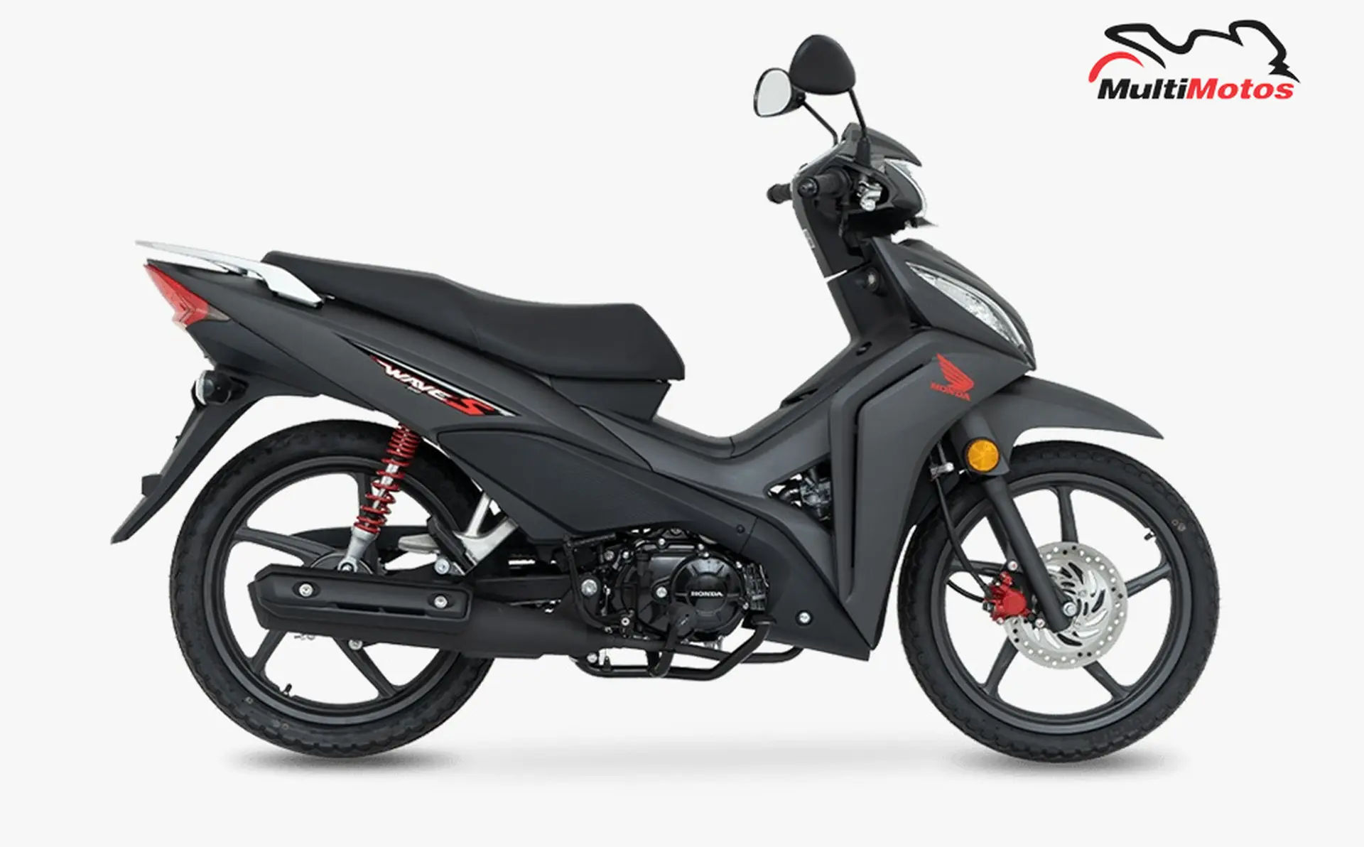 Color Negro para la moto Wave 125