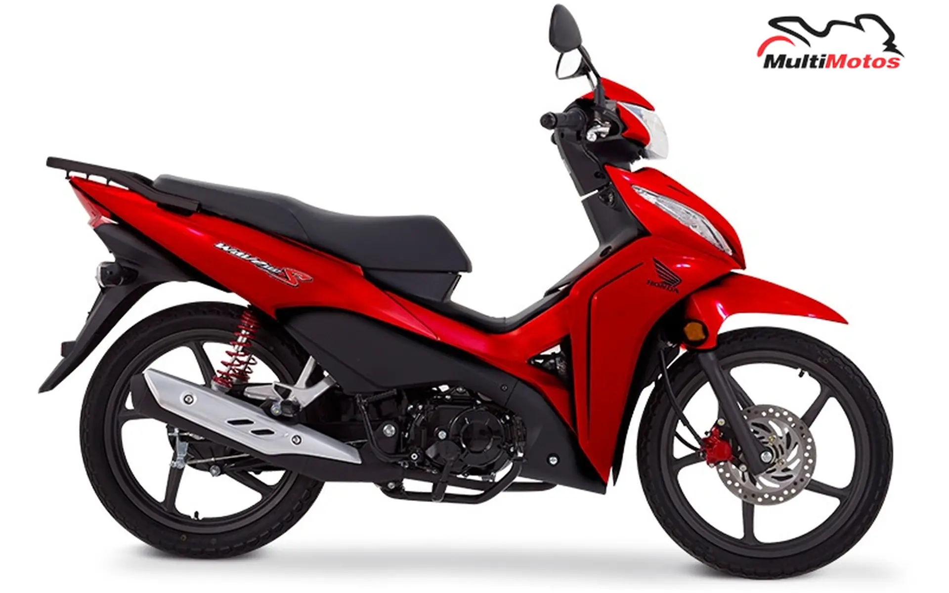 Vista principal de la motocicleta Honda Wave 125