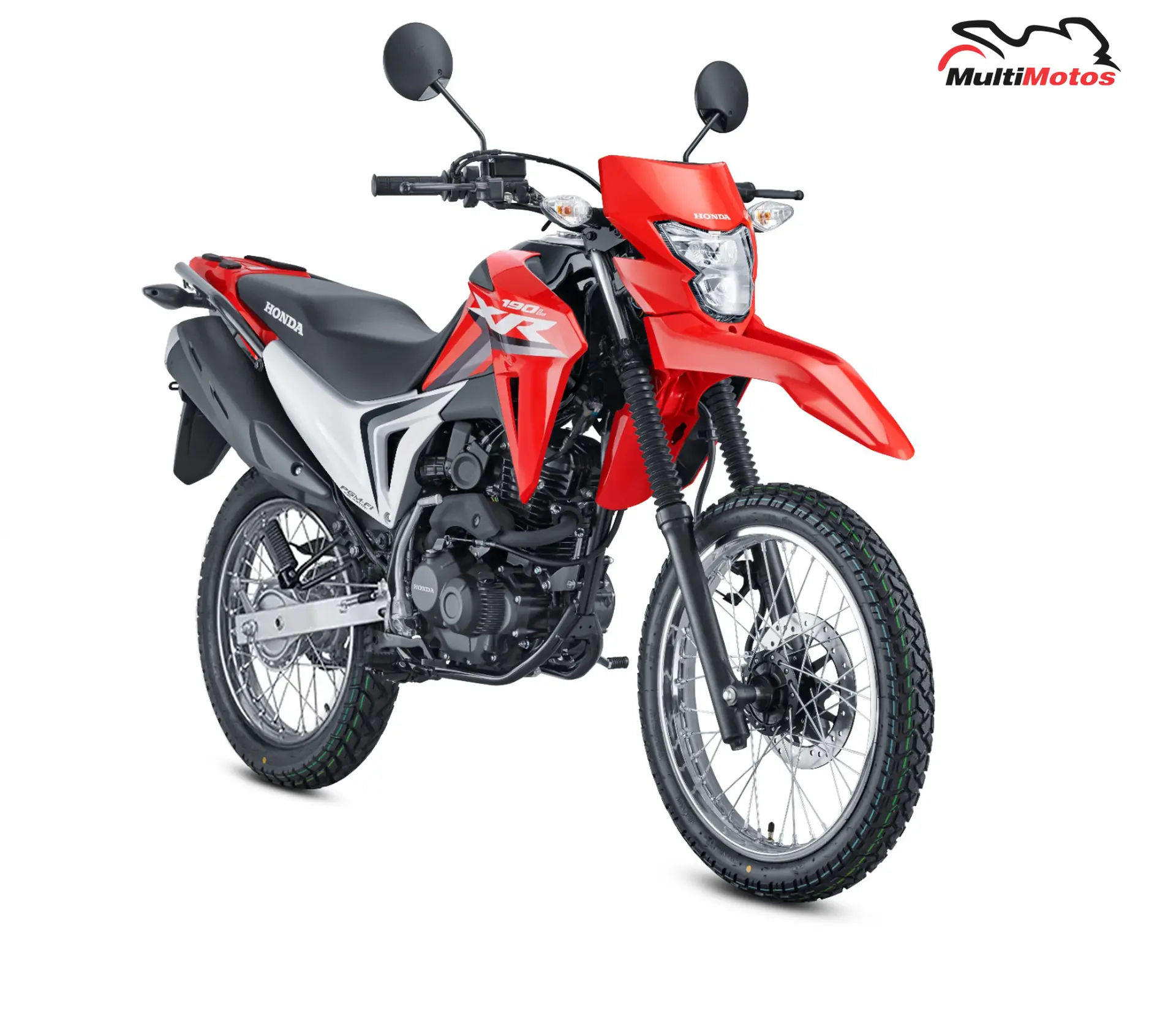 Vista principal de la motocicleta Honda XR190 2025