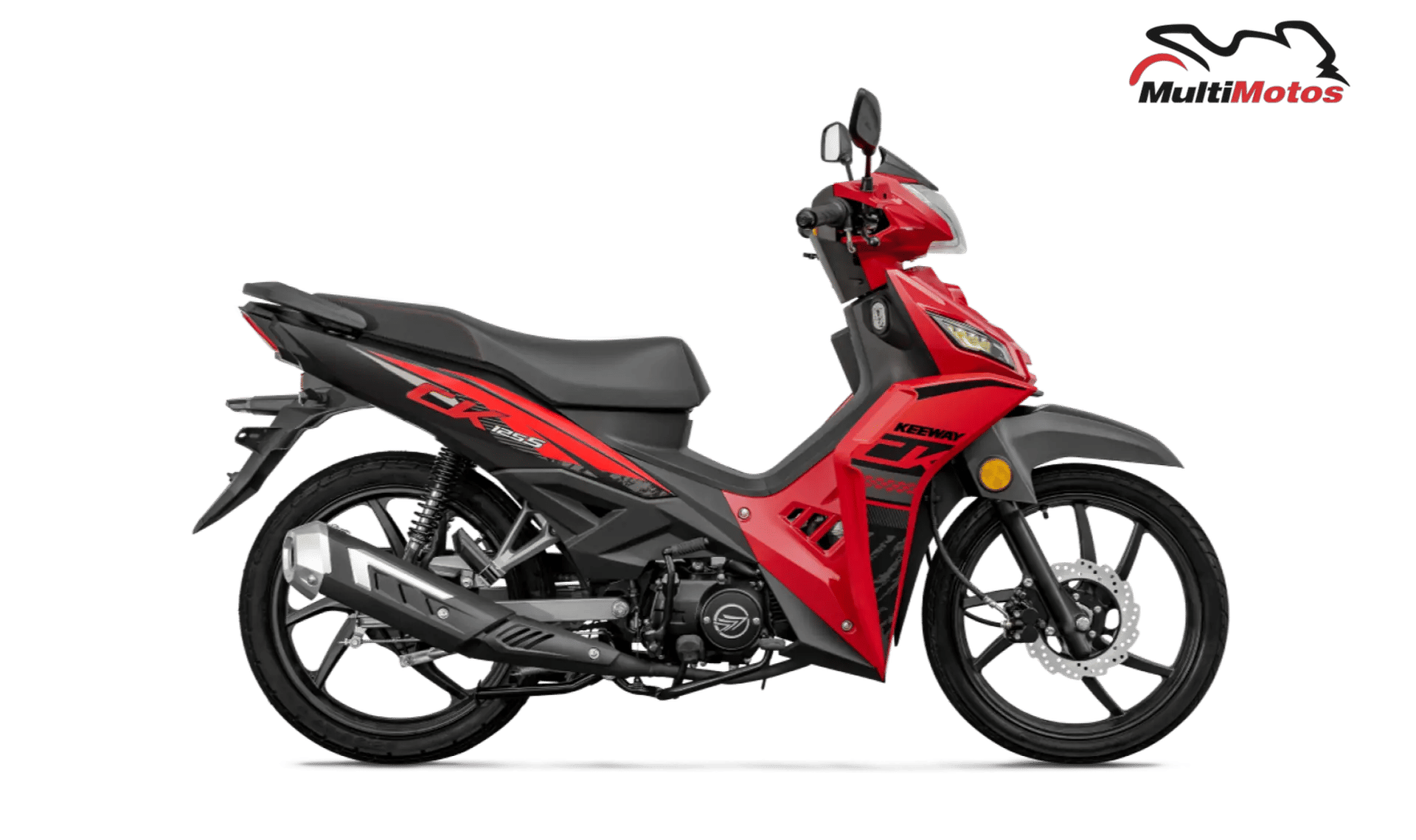 Color Rojo para la moto KEEWAY CK 125S
