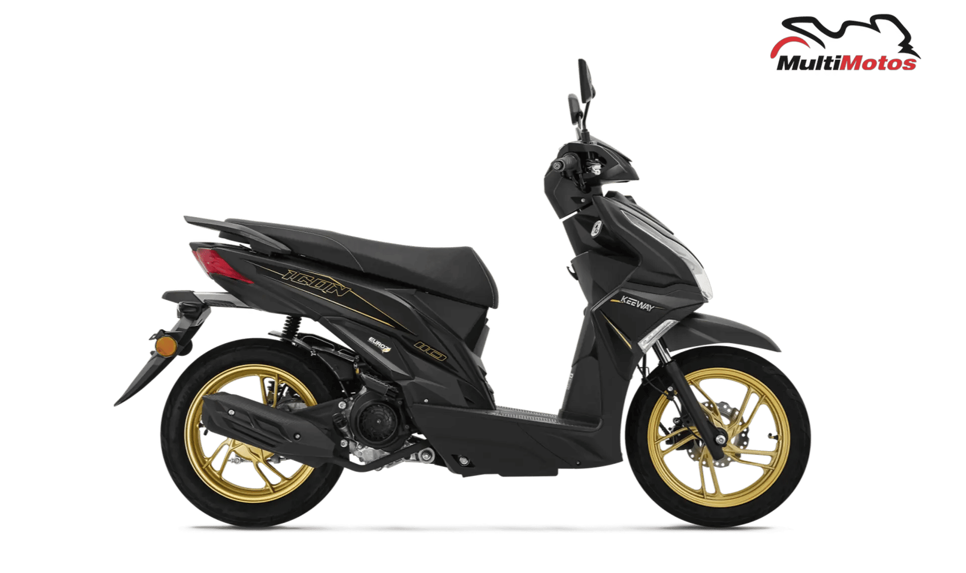 Color Negro para la moto KEEWAY ICON 110