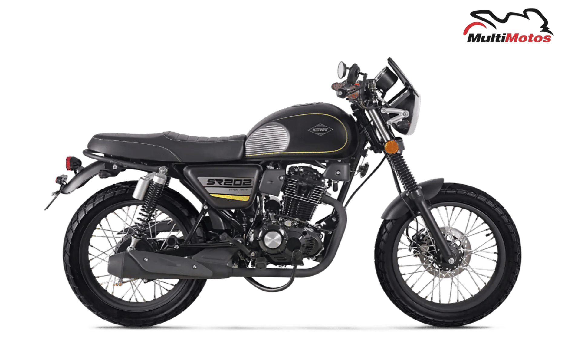 Color Negro para la moto KEEWAY SR 202