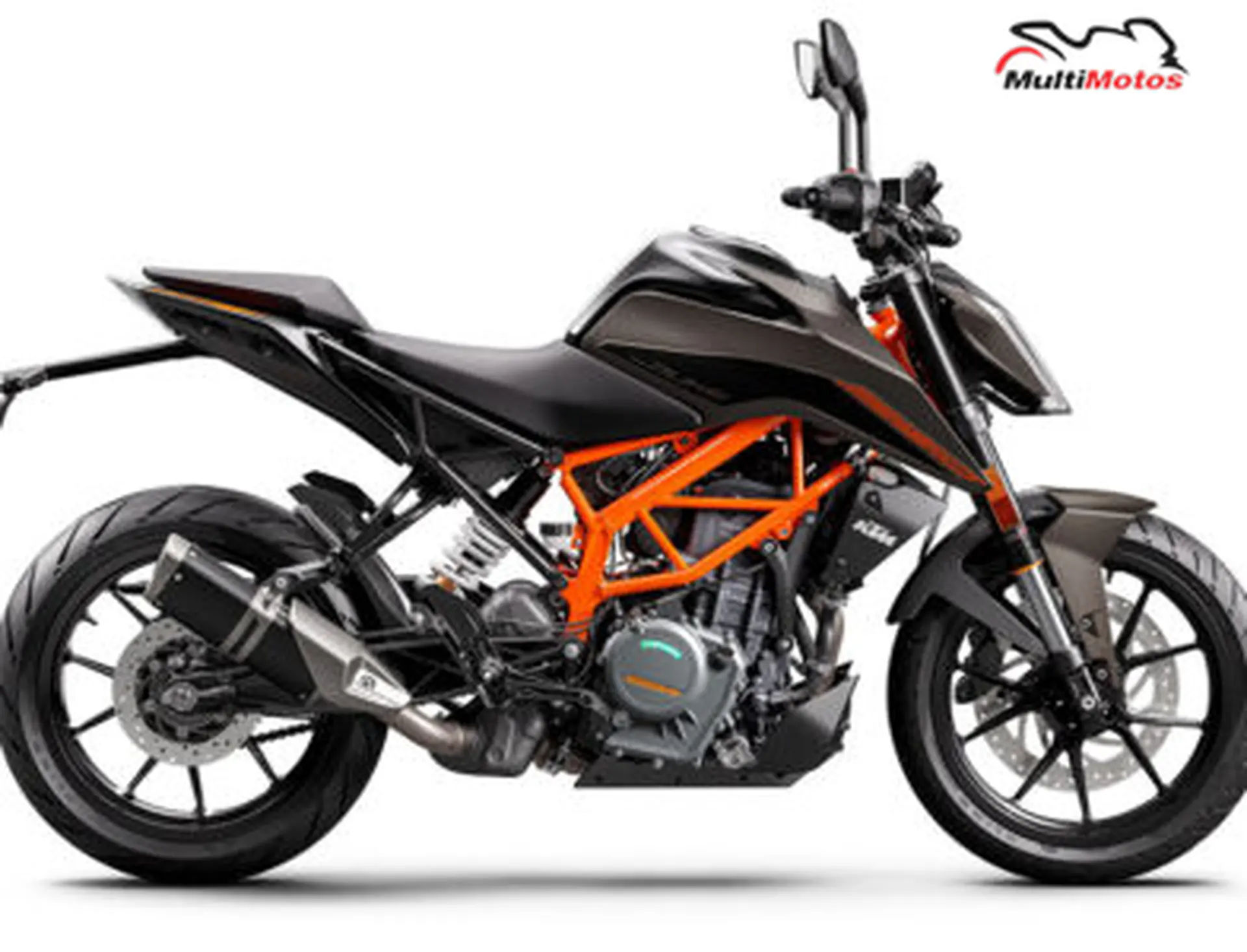 Vista principal de la motocicleta KTM KTM 390 Duke