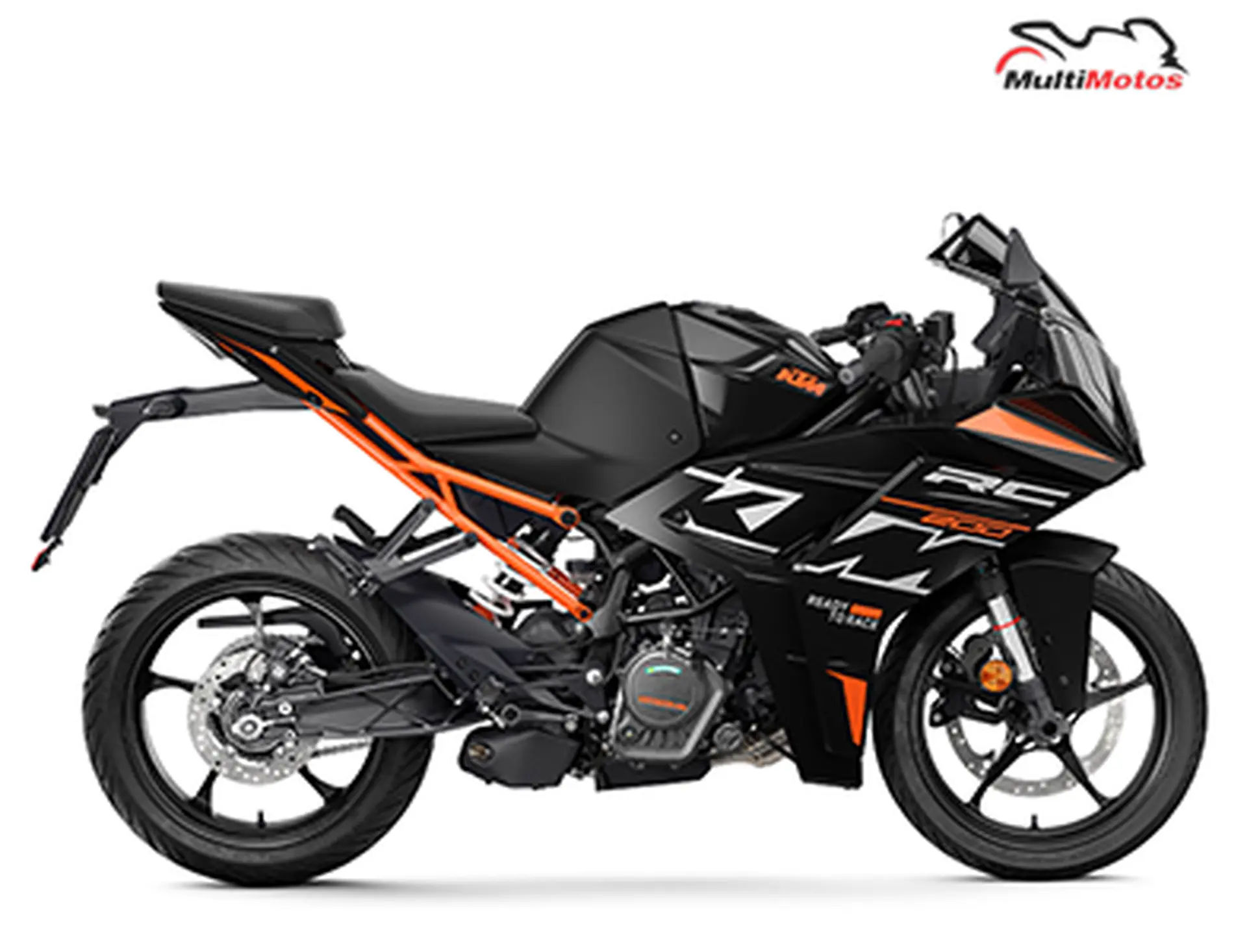 Vista principal de la motocicleta KTM KTM RC 200