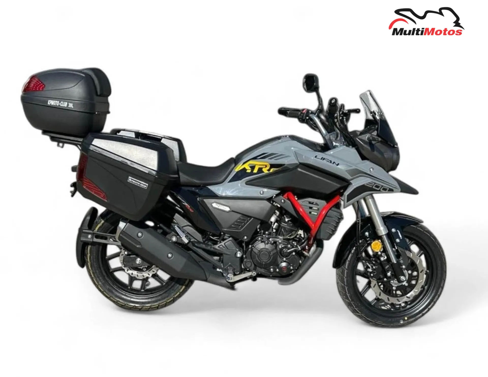 Vista principal de la motocicleta Lifan LIFAN KPT 200 con baúl 