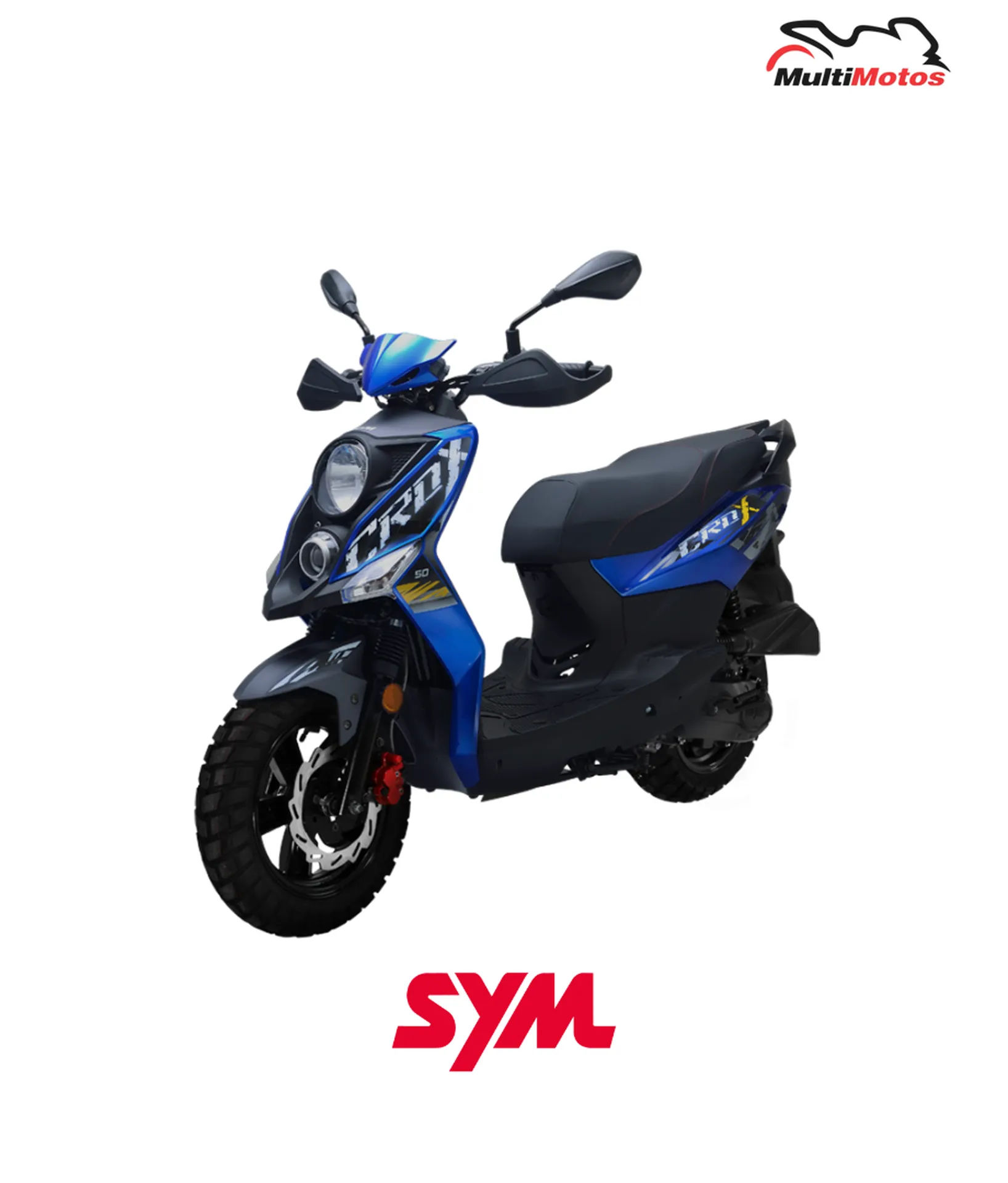 Color Azul para la moto SYM CROX 50 CC