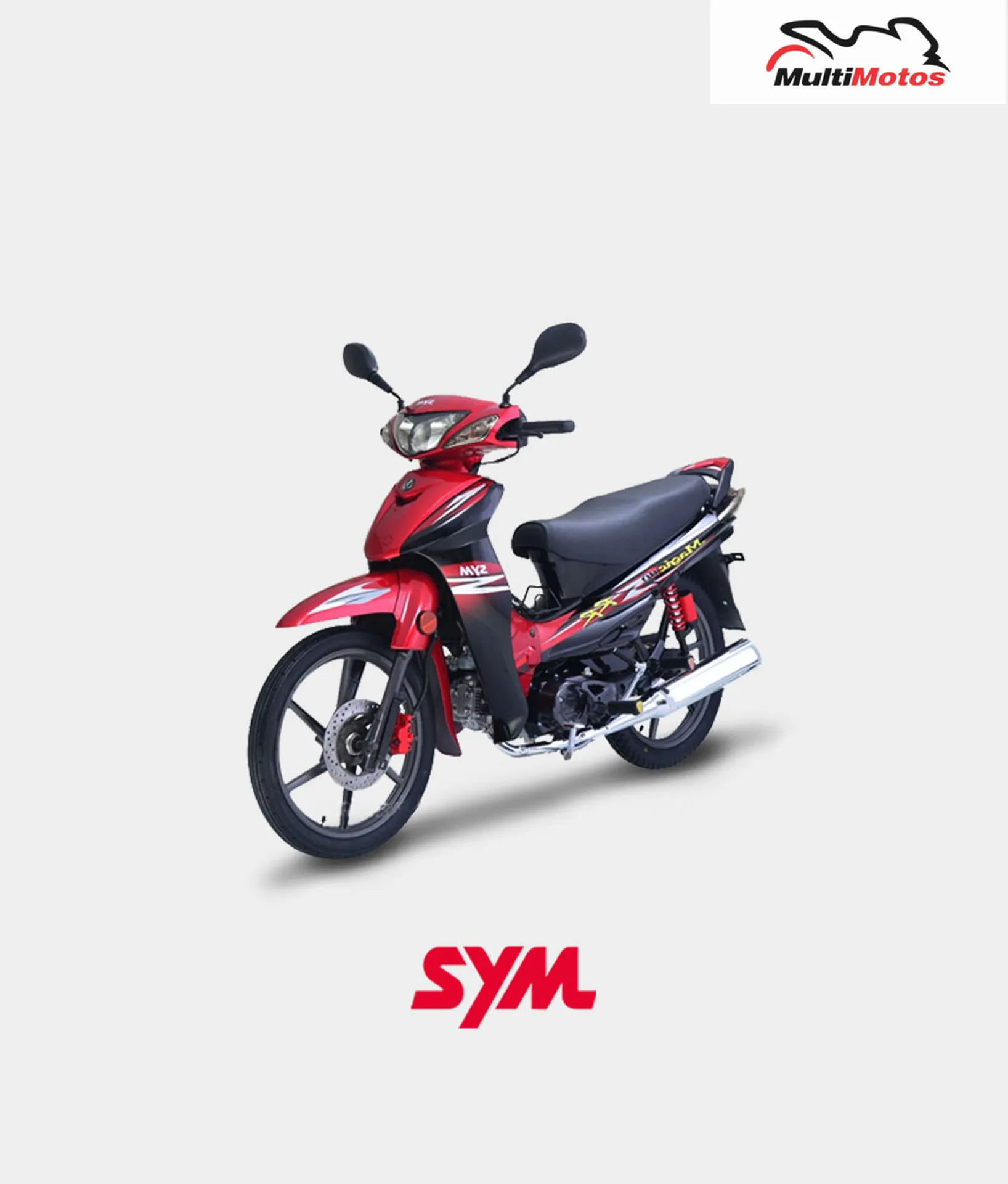 Vista principal de la motocicleta Sym SYM MAGIC 110 CC