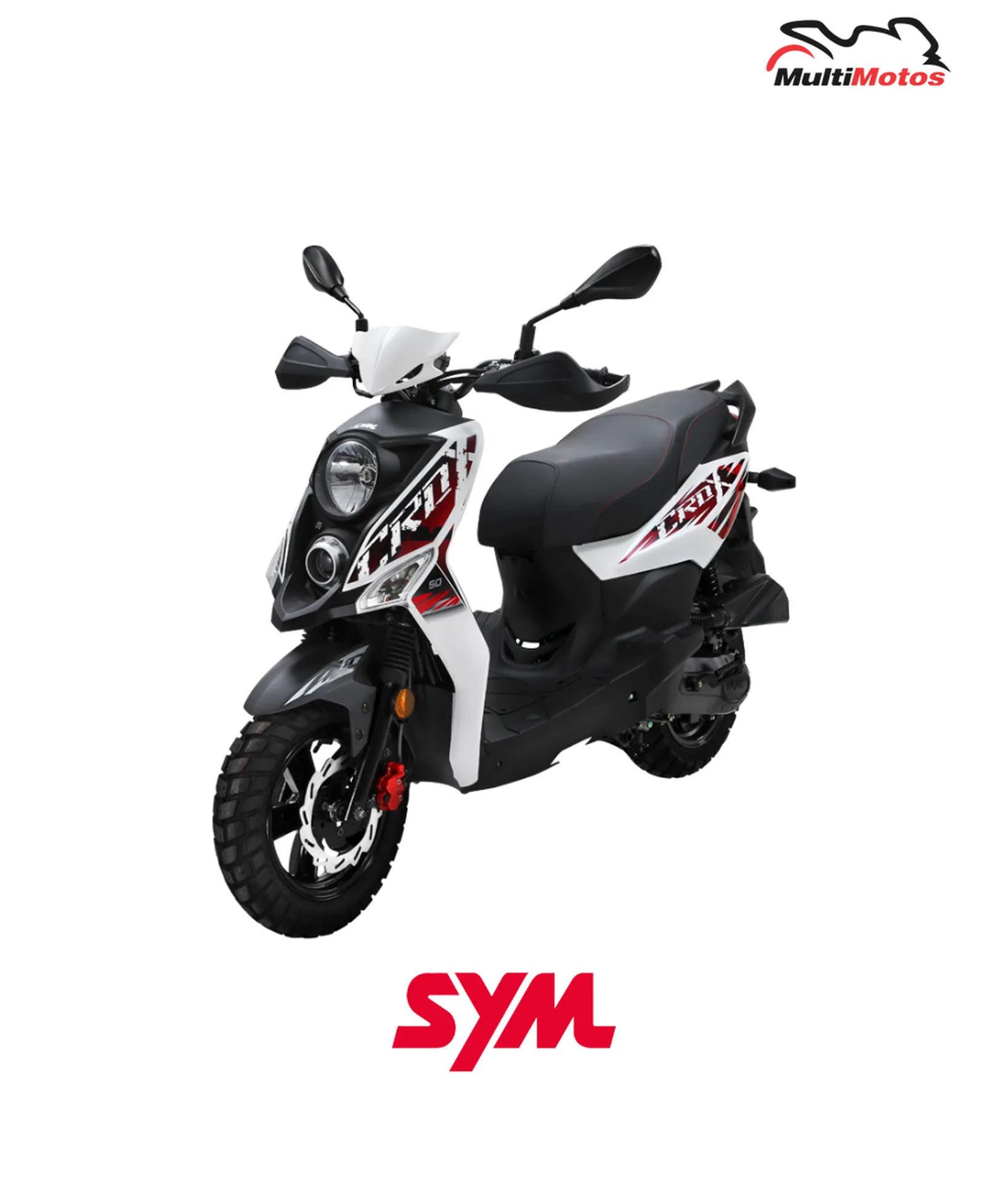 Color Blanco para la moto SYM CROX 50 CC