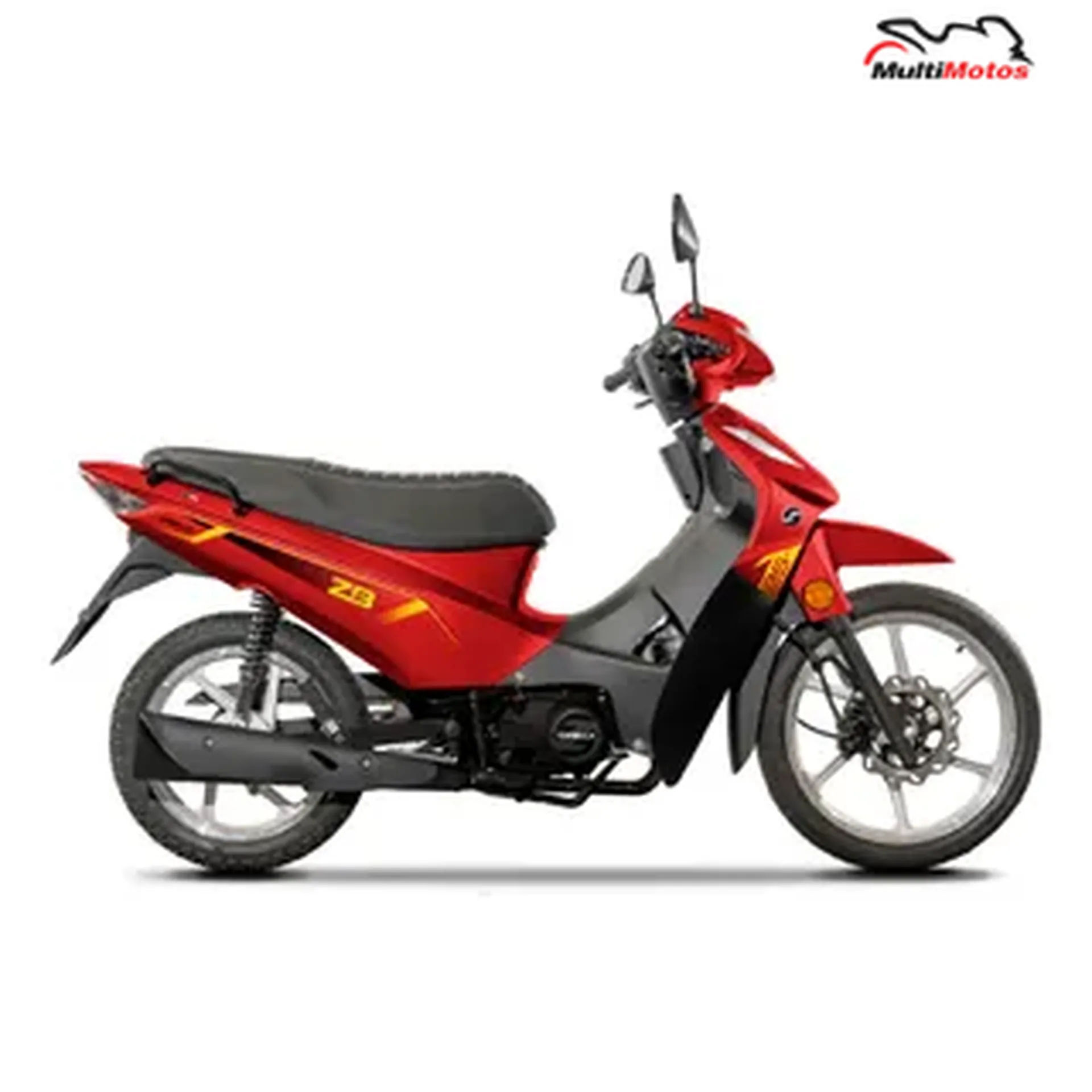 Color Rojo para la moto ZANELLA ZB Z3 125 FULL