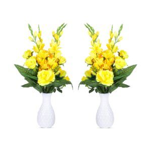 Medium Yellow Pot Roses