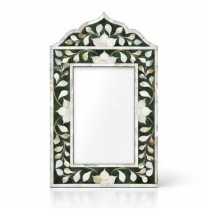 Photo Frame with Marble Coating  Dark Green