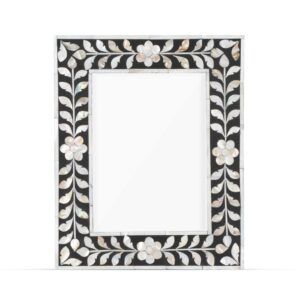 Photo Frame with Marble Coating – Black