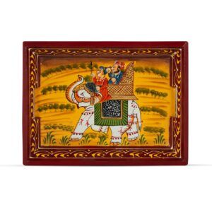 Handpainted Wooden Tray – Small